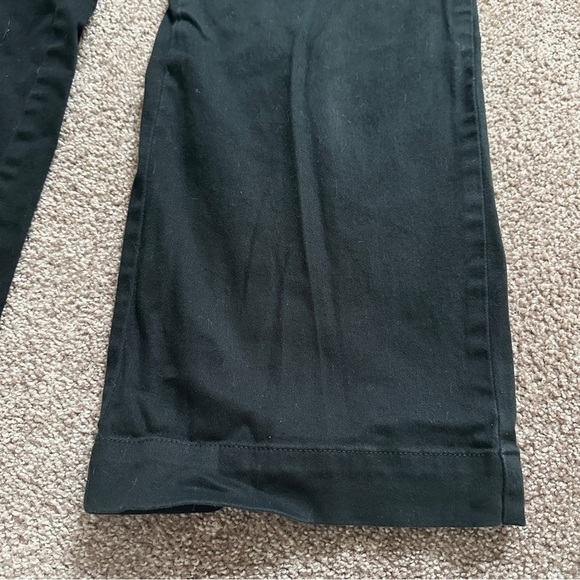 Vintage Y2K Lee Black Chino Mid Rise Straight Leg Pants Women’s Size 12 Petite - Picture 8 of 13